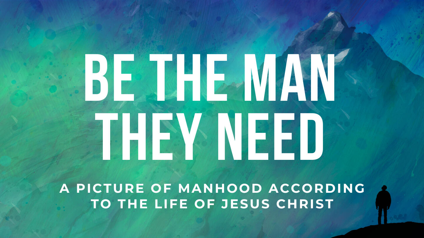Be The Man They Need Book Cover by Dr Aaron George Glover